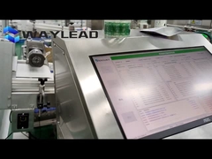 Linea di imballaggio automatico con rigetto di soffiatore d'aria opzionale e sistema di controllo PLC