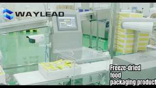 Liofilizzatore robot per il posizionamento automatico delle piastre Linea di produzione di imballaggi per alimenti liofilizzati