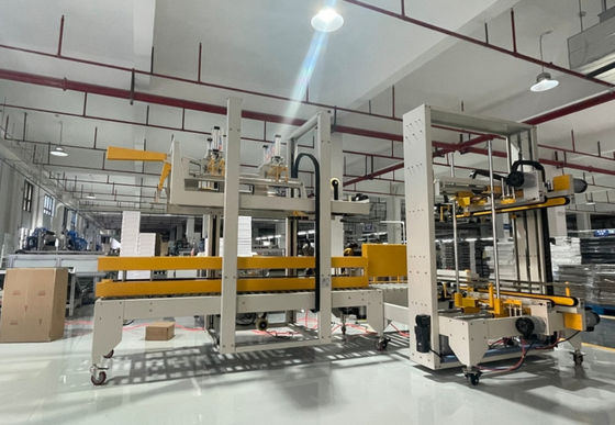 Macchina di imballaggio a chiusura laterale ad alta precisione Macchina di imballaggio automatico a cartone