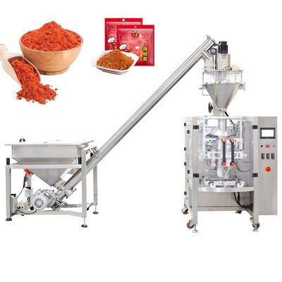 Macchina di imballaggio di condimenti in polvere VFF a forma verticale completamente automatica