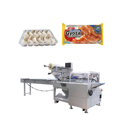 3.1KW Macchina di confezionamento a flusso di carta a base di gnocchi completamente automatica Macchina di confezionamento a flusso orizzontale Hffs