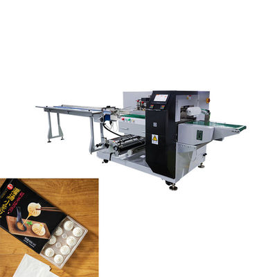 Macchina di imballaggio per cuscini per alimenti surgelati veloci 550kg 25-100 confezioni/min Produzione