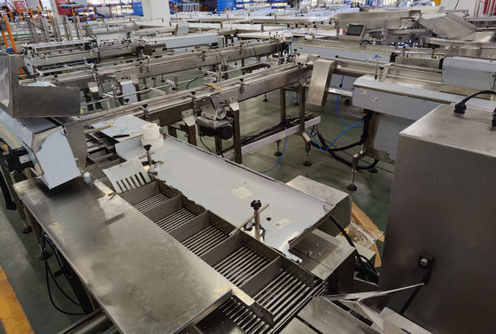 Linea di imballaggio automatico a controllo PLC per la produzione ad alta capacità 35-150 sacchetti/min