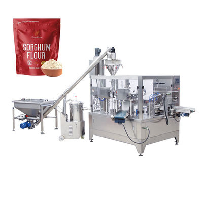 PLC Control Bags Macchina di imballaggio in polvere per imballaggio di sacchetti di carta e plastica
