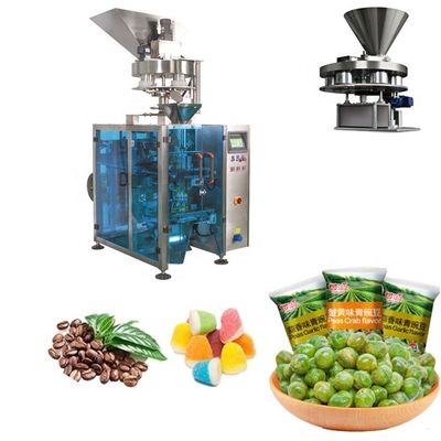 Macchina di imballaggio verticale per biscotti a base di frutta secca automatica Alta velocità Larghezza del film 220 mm