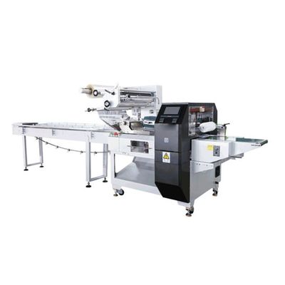 Apparecchiature per l'imballaggio dei prodotti alimentari surgelati flessibili e veloci HFFS Macchina di avvolgimento a flusso orizzontale per film PP/PVC/PS/EVA/PET/OPP