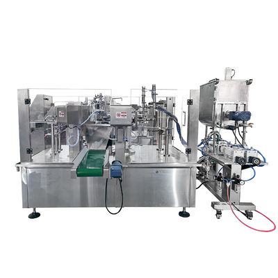 Industrial Pouch Packing Machine è adatta per i dolci per animali domestici e supporta il multi-imballaggio a sigillo posteriore e a sigillo a quattro lati.