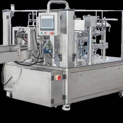 Doypack Packaging Machine Fare l'addio alle perdite di polvere Pesatura intelligente Polvere di caffè e cibo per animali domestici ± 0,1g errore