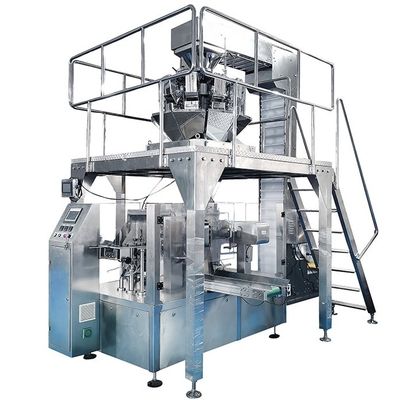 Servo-driven bag packing machine con precisione di riempimento liquido di 0,02 ml e sistema di rigetto automatico del controllo del peso